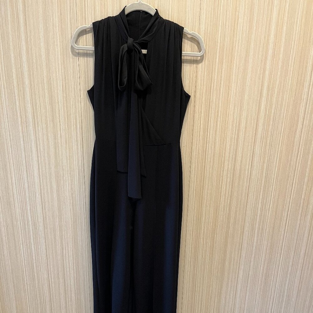 White House Black Market Size 00 Sleeveless Black Pantsuit